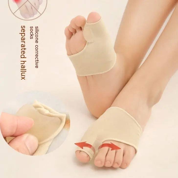 SEBS foot guard for toe alignment and comfort, close-up view