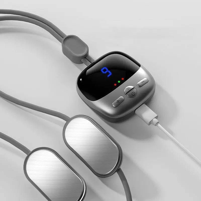 Portable neck massager ideal for travel neck heat therapy on the go
