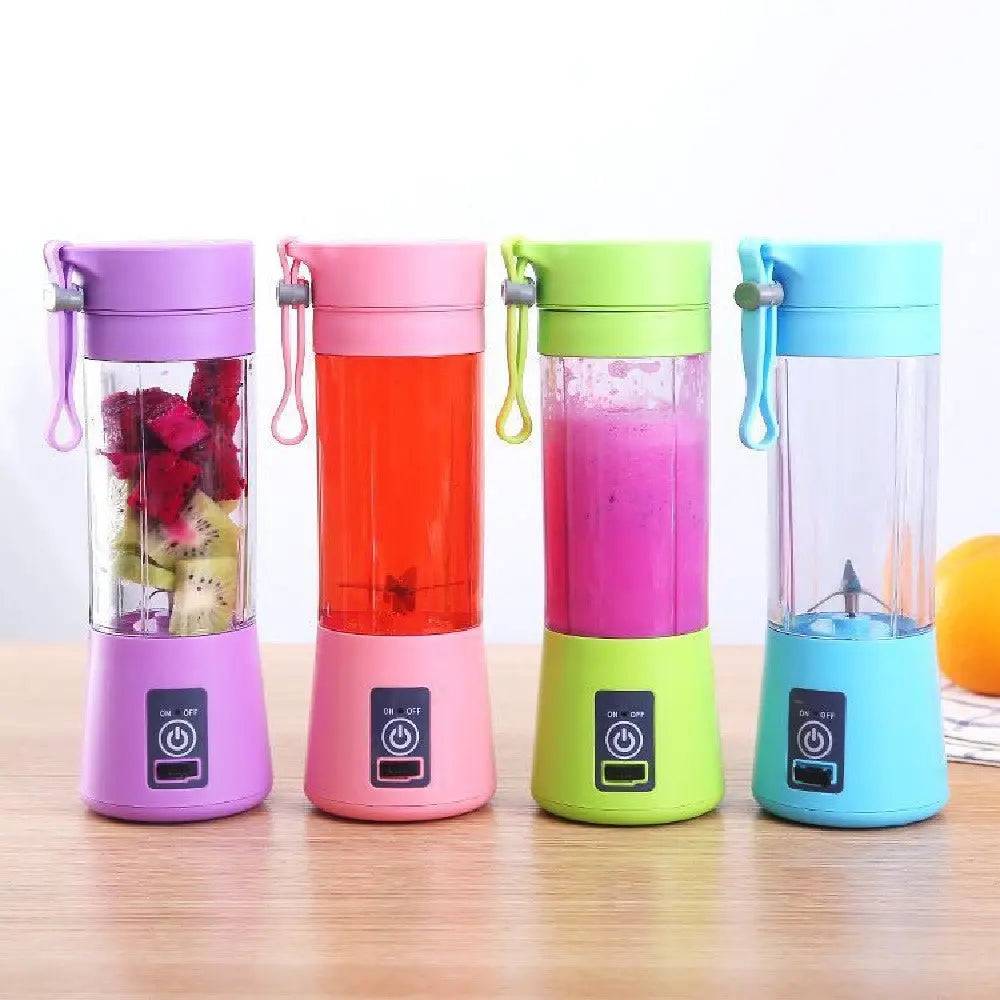 Portable Blender featuring six ultra-sharp stainless steel blades for smooth blending