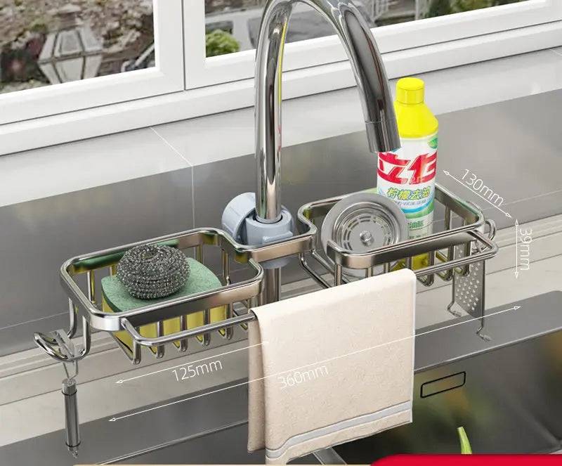 Versatile kitchen rack ideal for all your cleaning necessities