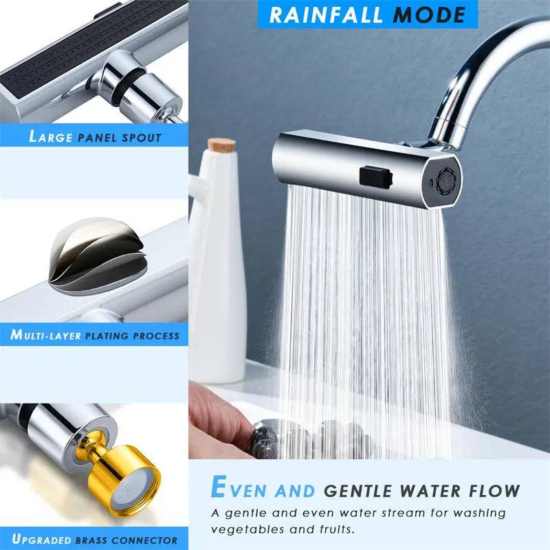 Splash-proof kitchen faucet ideal for busy kitchens