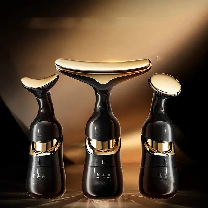 Ultrasonic beauty instrument designed for effective facial rejuvenation