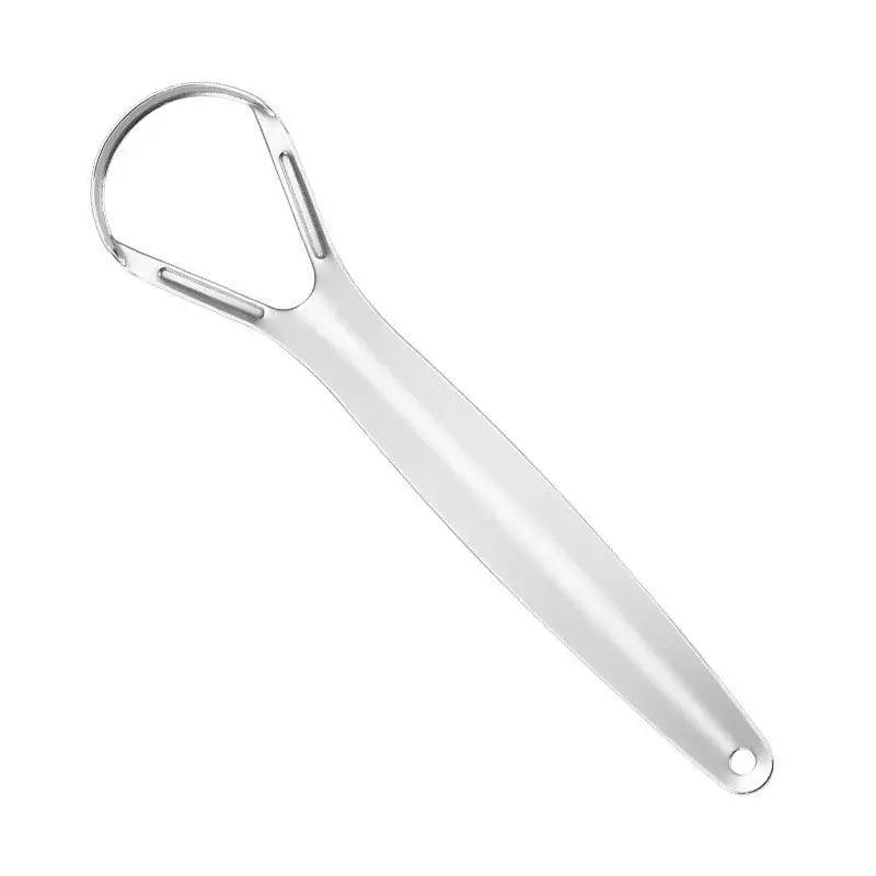 Health benefits of tongue scraping depicted through product image