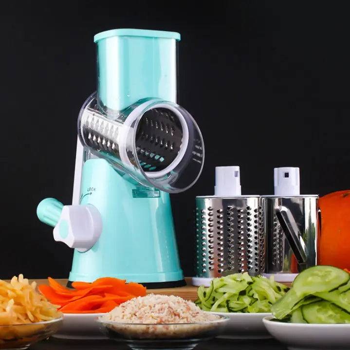 Ergonomic multifunctional mandoline slicer for precise vegetable slicing