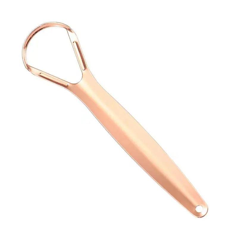 Rust-resistant tongue scraper designed for long-term use