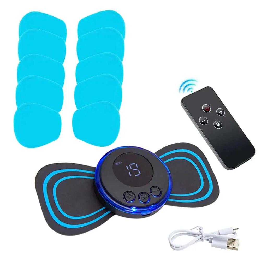 Portable neck massager for on-the-go cervical pain relief