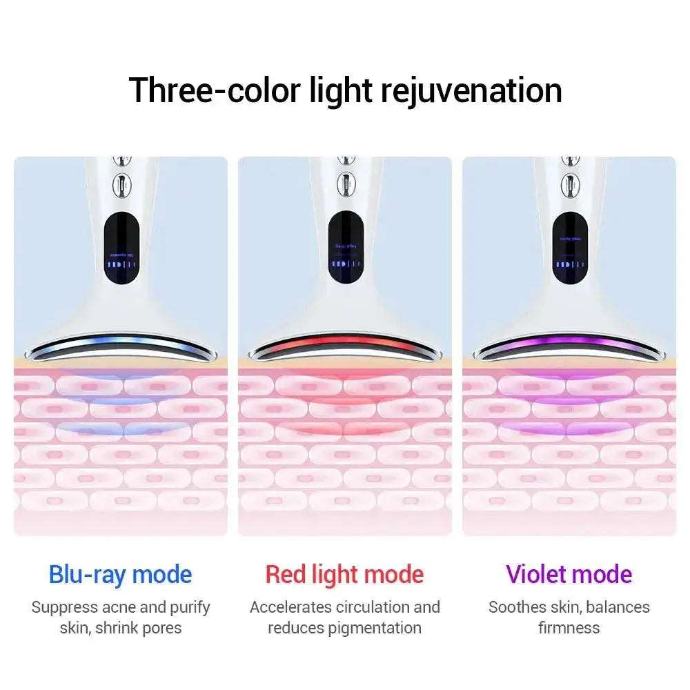 Anti-Aging Device in use, highlighting its benefits for youthful skin and wrinkle reduction