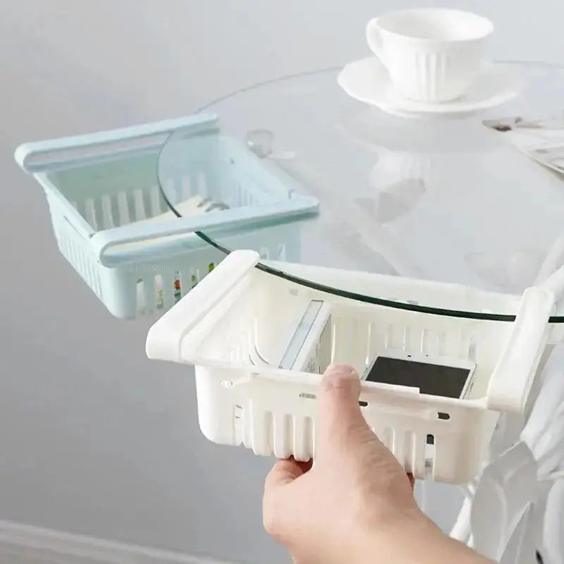 Transparent storage container showcasing contents for easy access