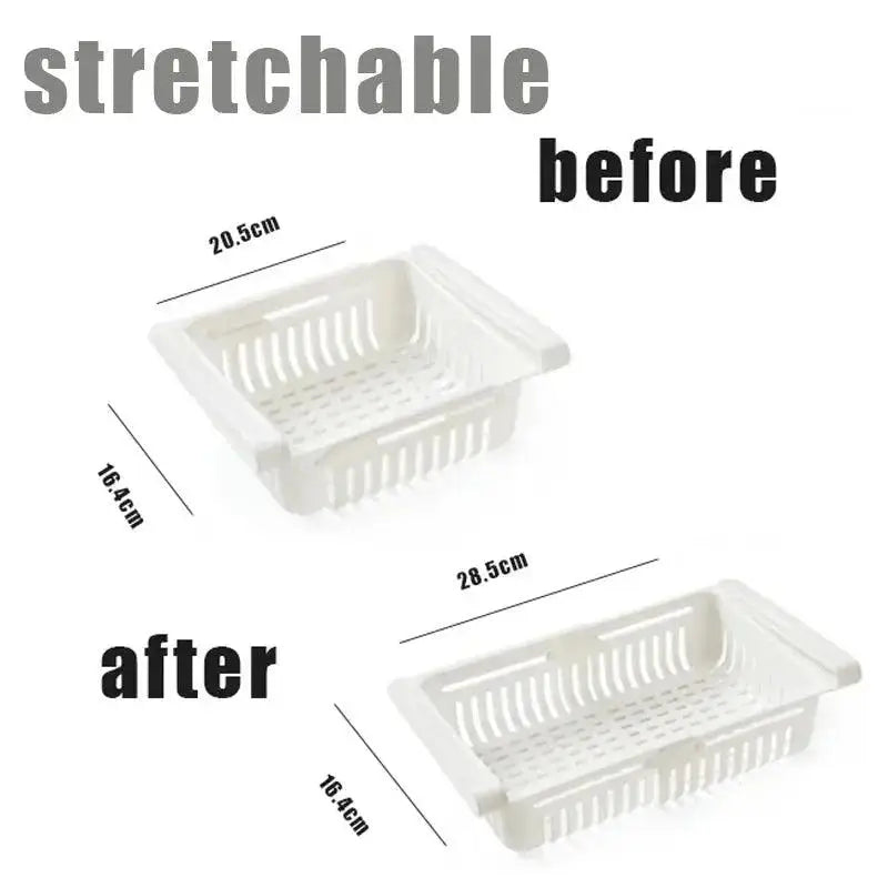 Durable plastic storage box in a modern kitchen setup
