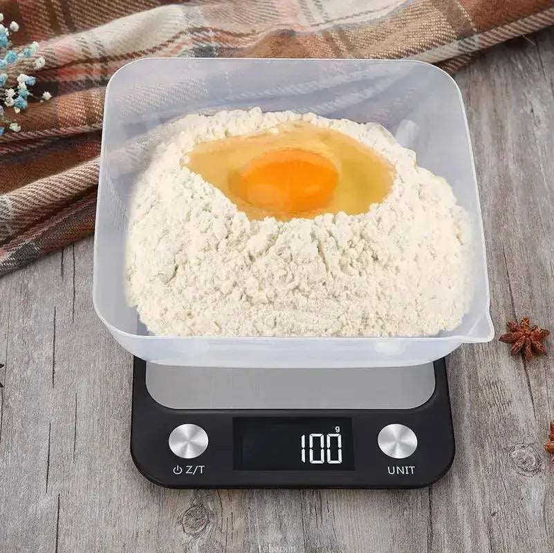 Accurate Digital Scale used for precise food portioning and baking