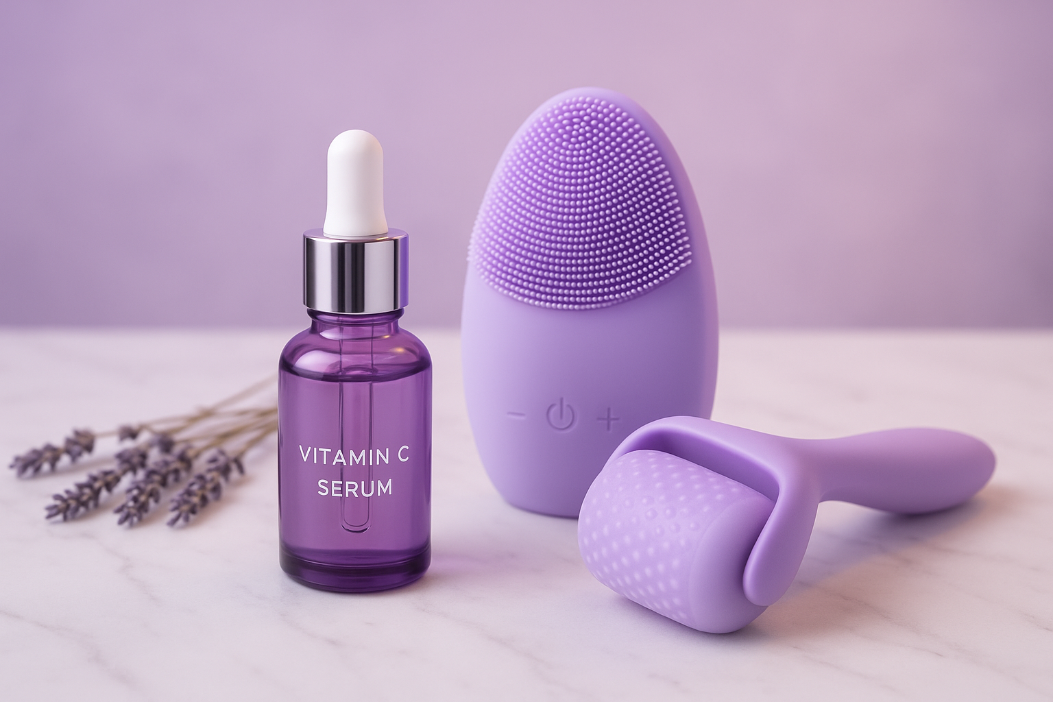 Purple Lavender Skincare Bundle