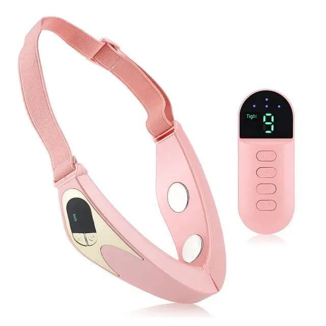 Facial tension relief device for improved facial contours and circulation