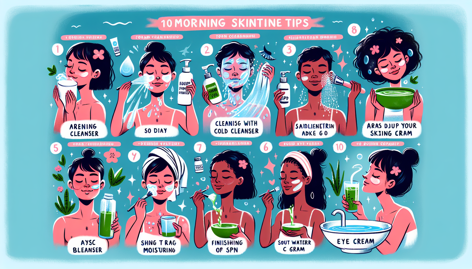 10-Morning-Skincare-Routine-Hacks-for-Glowing-Skin-Every-Day Iris Essentials