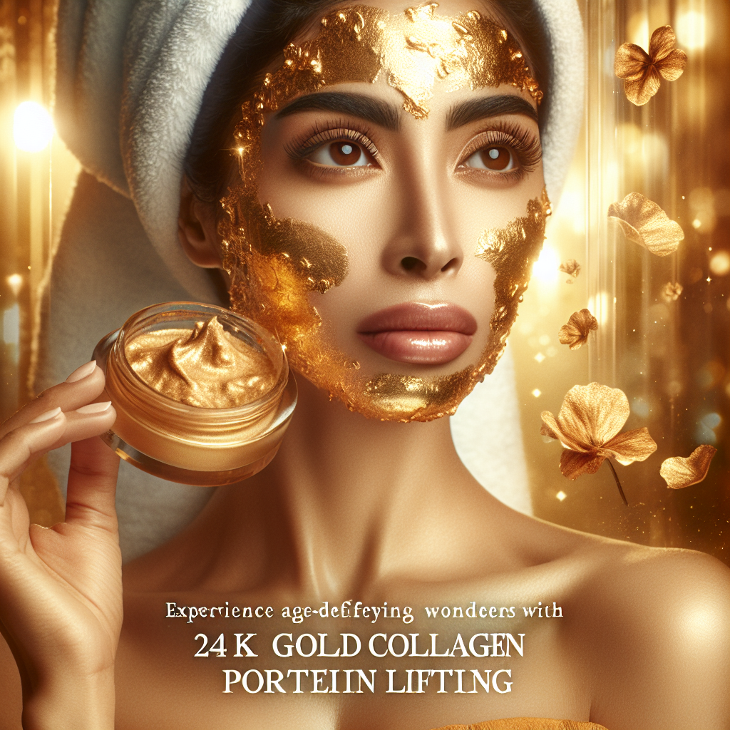 "Experience Age-Defying Wonders with 24K Gold Collagen Protein Lifting"