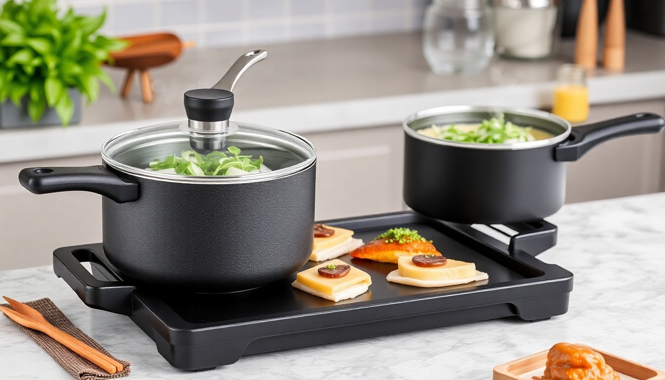 "Versatile 2-in-1 Non-Stick Shabu Pot and Griddle: An Essential Addition to Your Kitchen"