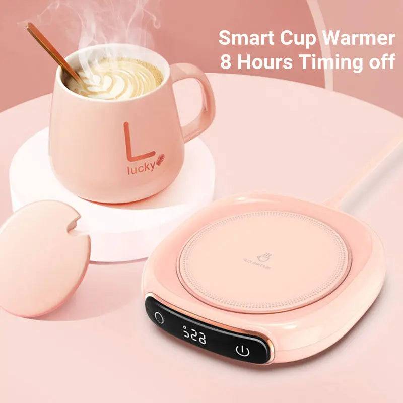 Coffee Mug Warmer Warm Coaster Smart Heating Cup Thermal Insulation Constant Temperature Coaster Heating Pad Desktop Iris Essentials
