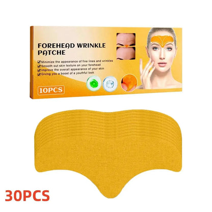 Natural forehead line removal with rejuvenating face patches  