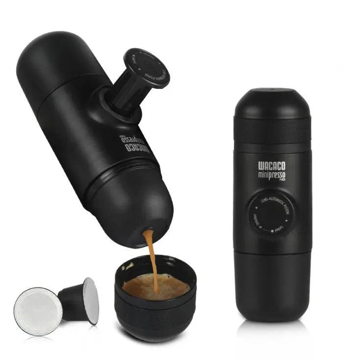 High pressure coffee maker for making rich espresso  