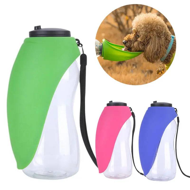 Lightweight pet hydration container for on-the-go adventures  