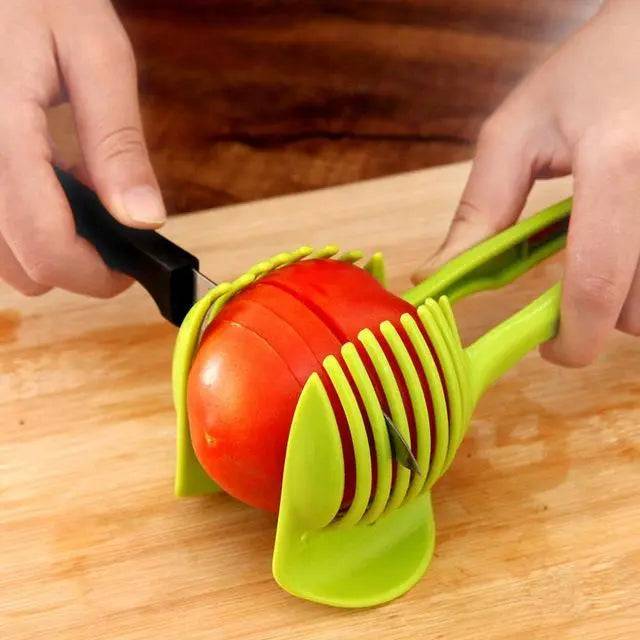 Ergonomic Vegetable Slicer designed for safe and efficient fruit and vegetable cutting  