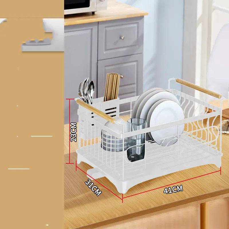 Rust-proof dish rack designed for long-lasting durability and reliability  