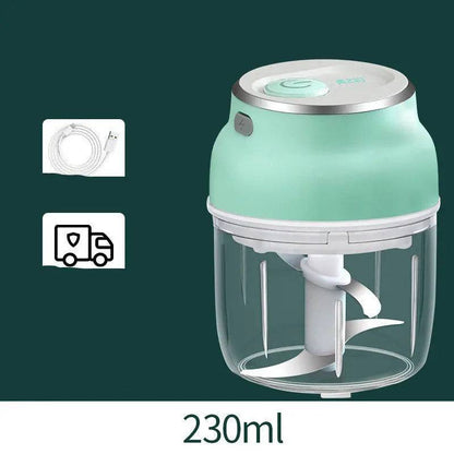 USB rechargeable food chopper for travel-friendly convenience