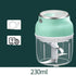 USB rechargeable food chopper for travel-friendly convenience
