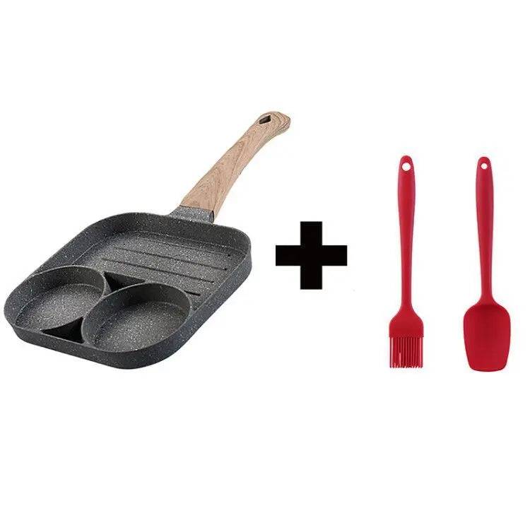 Convenient silicone spatula included with omelette maker