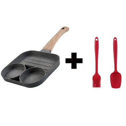 Convenient silicone spatula included with omelette maker