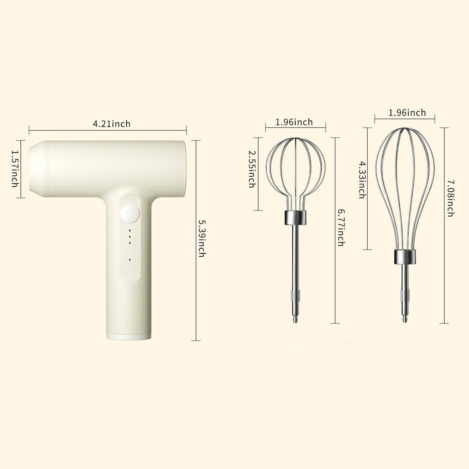 Food Mixer featuring wire beaters for optimal mixing  