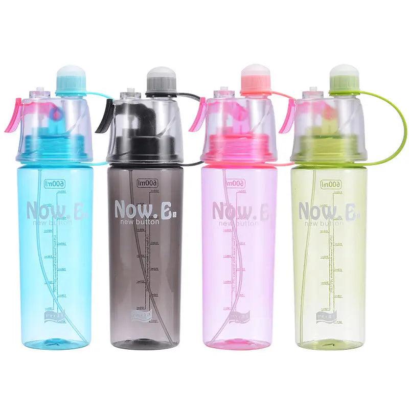 Reusable squeeze spray bottle for eco-friendly outdoor hydration