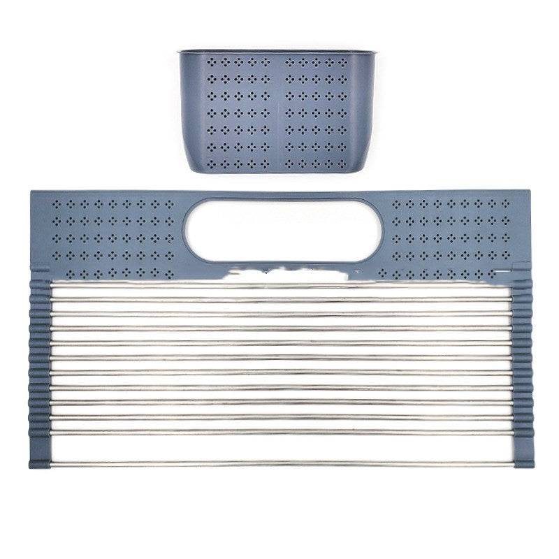 Lightweight and easy storage dish rack with anti-slip features  