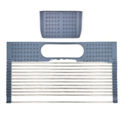 Lightweight and easy storage dish rack with anti-slip features  