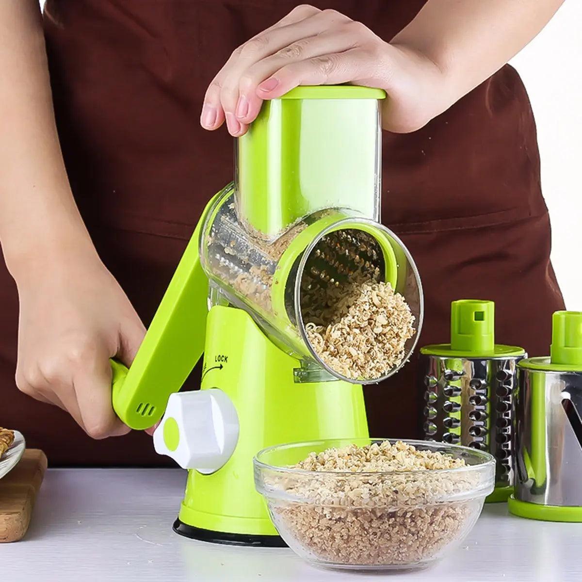 Compact carrot grater ideal for quick and easy salads  