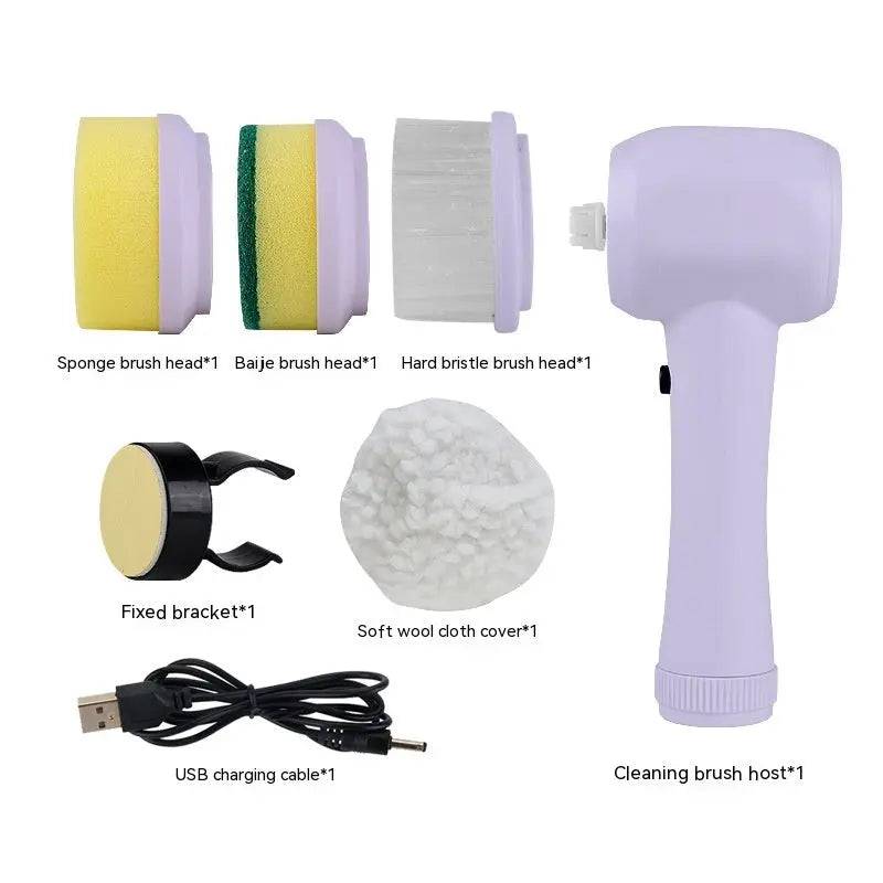 Electric cleaning tool that simplifies household chores with minimal effort  