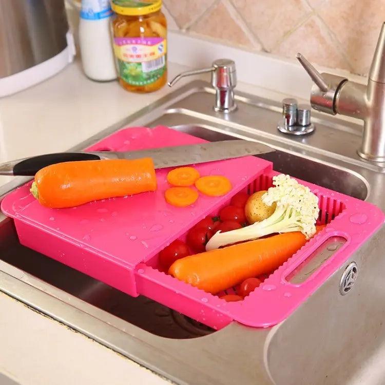 Kitchen sink accessories that double as easy clean kitchen utensils