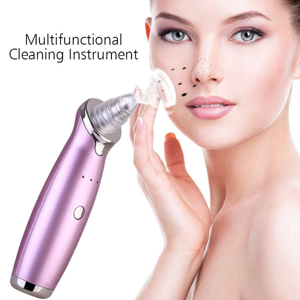 Electric blackhead remover vacuum suction tool for deep cleansing  