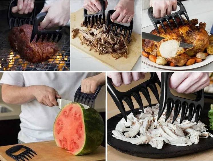 BBQ meat shredder demonstrating easy handling and versatility  