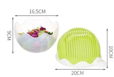 Best salad cutter for home use displayed with colorful vegetables