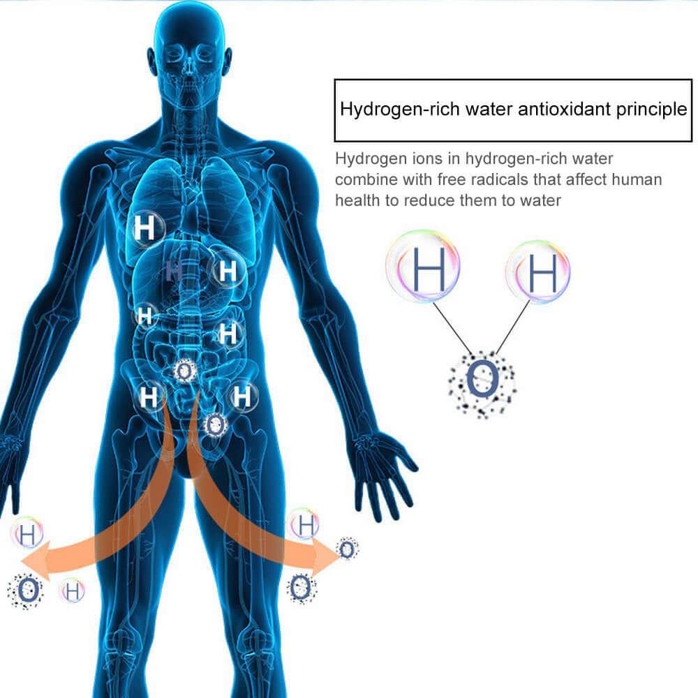 Close-up of Hydrogen Infusion Cup highlighting hydration benefits  