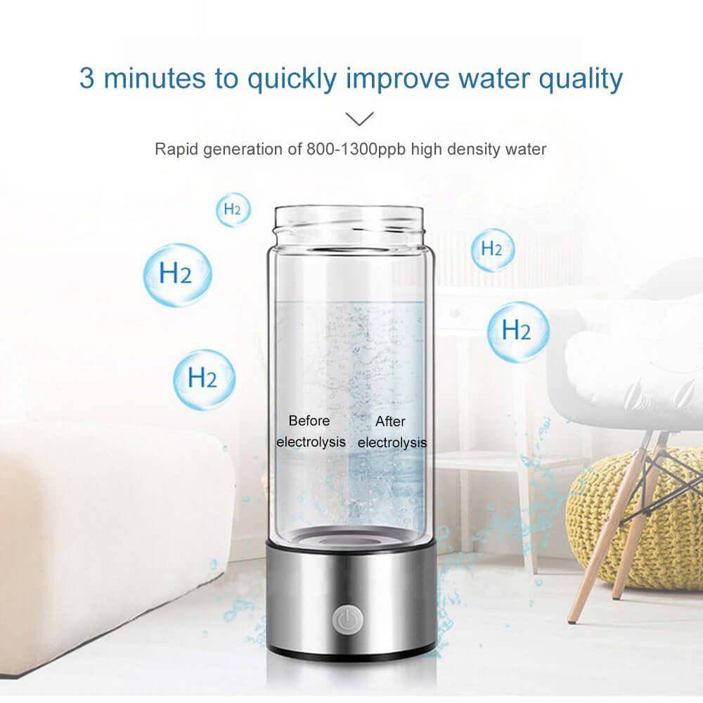 Portable Hydrogen Water Maker ideal for on-the-go hydration  