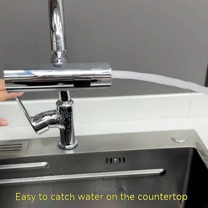 Kitchen sink faucet outlet for improved water flow 