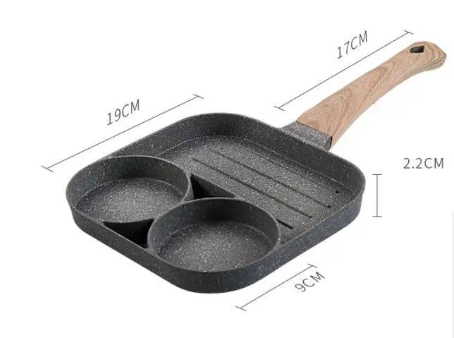 Easy clean omelette cooking set for busy kitchens