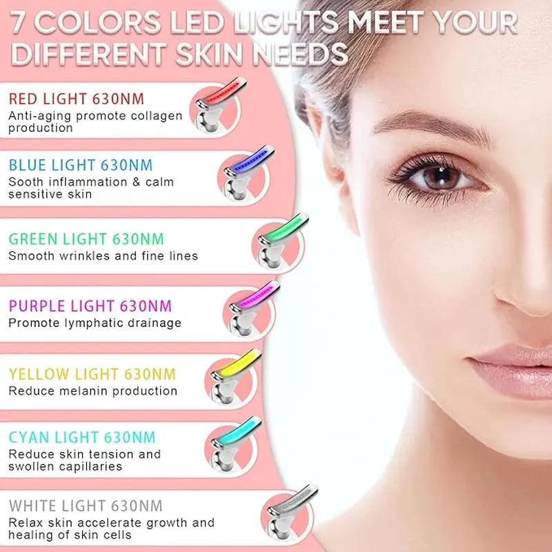 LED Light Therapy Device designed for anti-aging skin care  