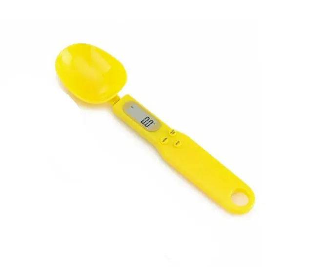 Digital weight measuring spoon with tare function  