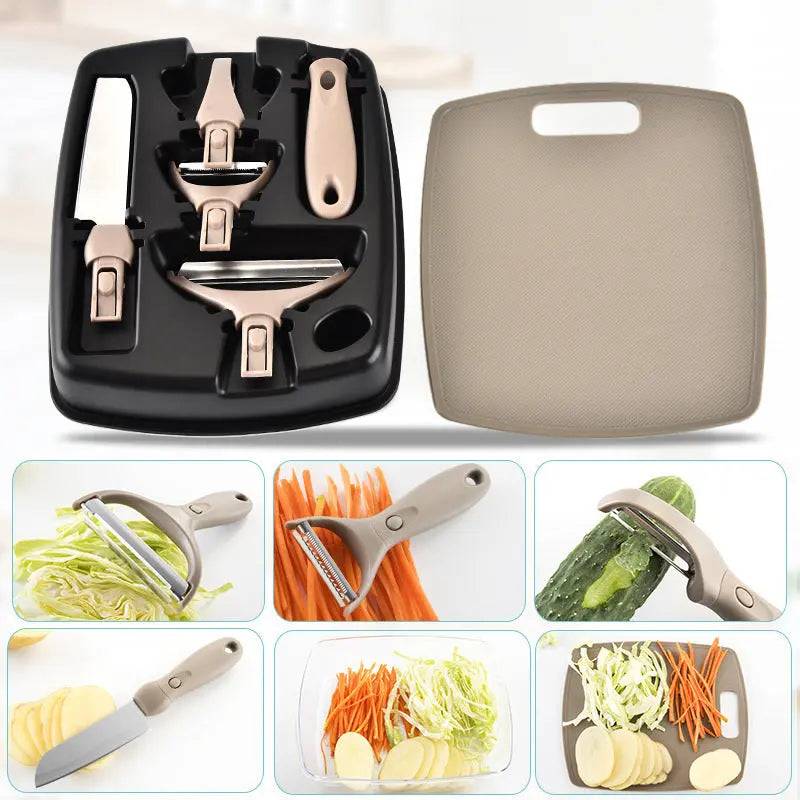 Kitchen gadget set including multi-function kitchen tools for enhanced cooking experiences  