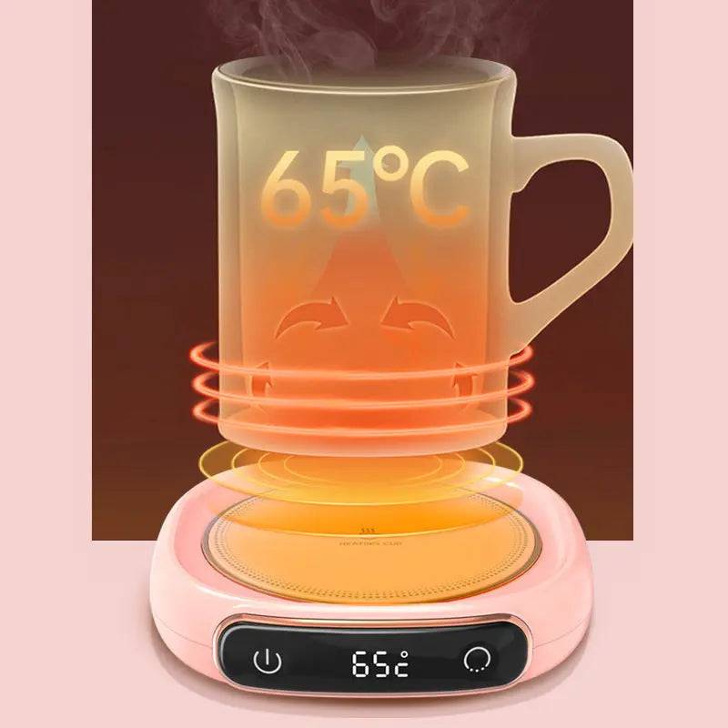 Coffee Mug Warmer Warm Coaster Smart Heating Cup Thermal Insulation Constant Temperature Coaster Heating Pad Desktop Iris Essentials