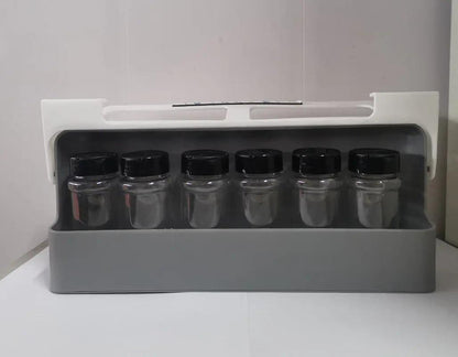 Compact spice rack ideal for small kitchens and limited spaces  