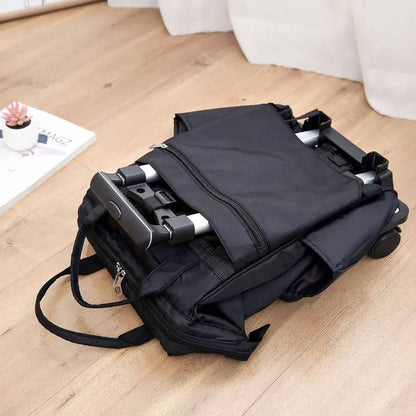 Multifunctional travel backpack with adjustable shoulder straps  