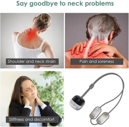 EMS Neck Massager designed for muscle rejuvenation